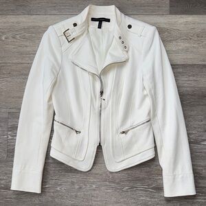 White House Black Market Ivory Jacket
